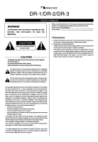 Nakamichi DR-3-Owners-Manual